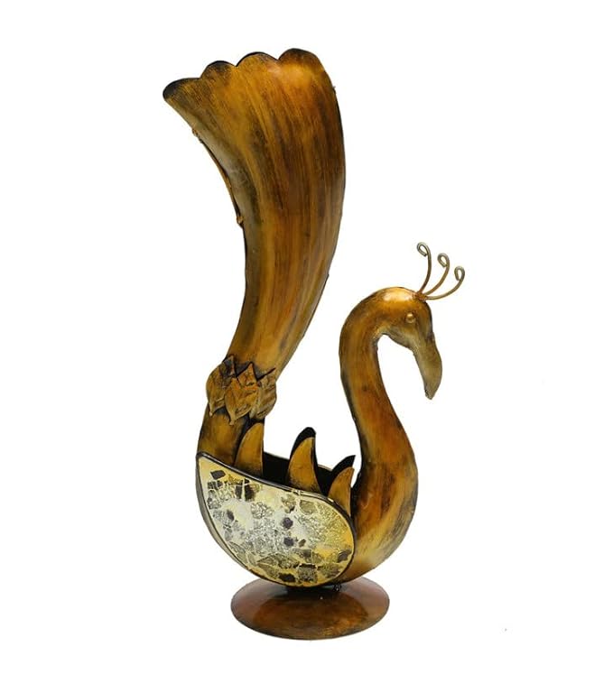 Peacock Flower Vase - Image 2