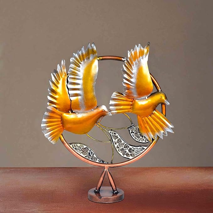 Hand Painted Bird Showpiece