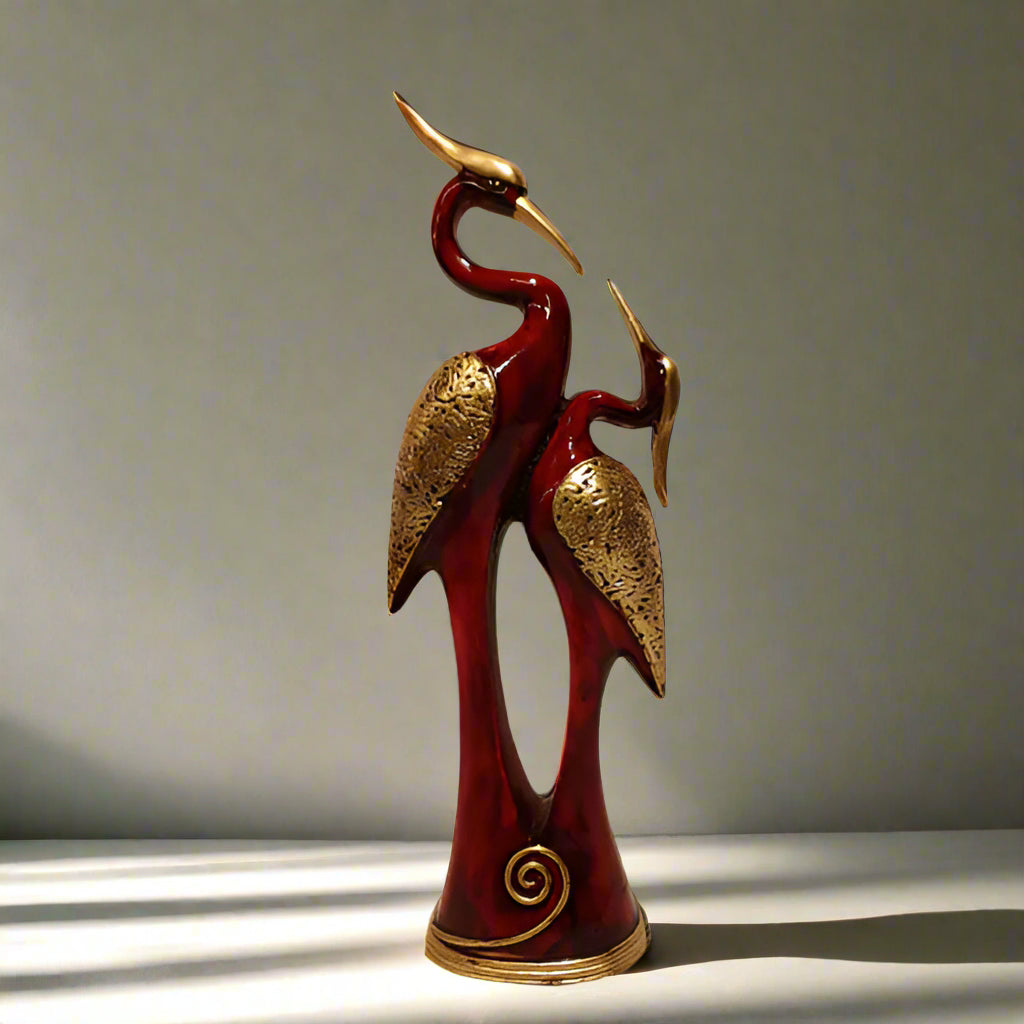 Crane Pair swan Authentic