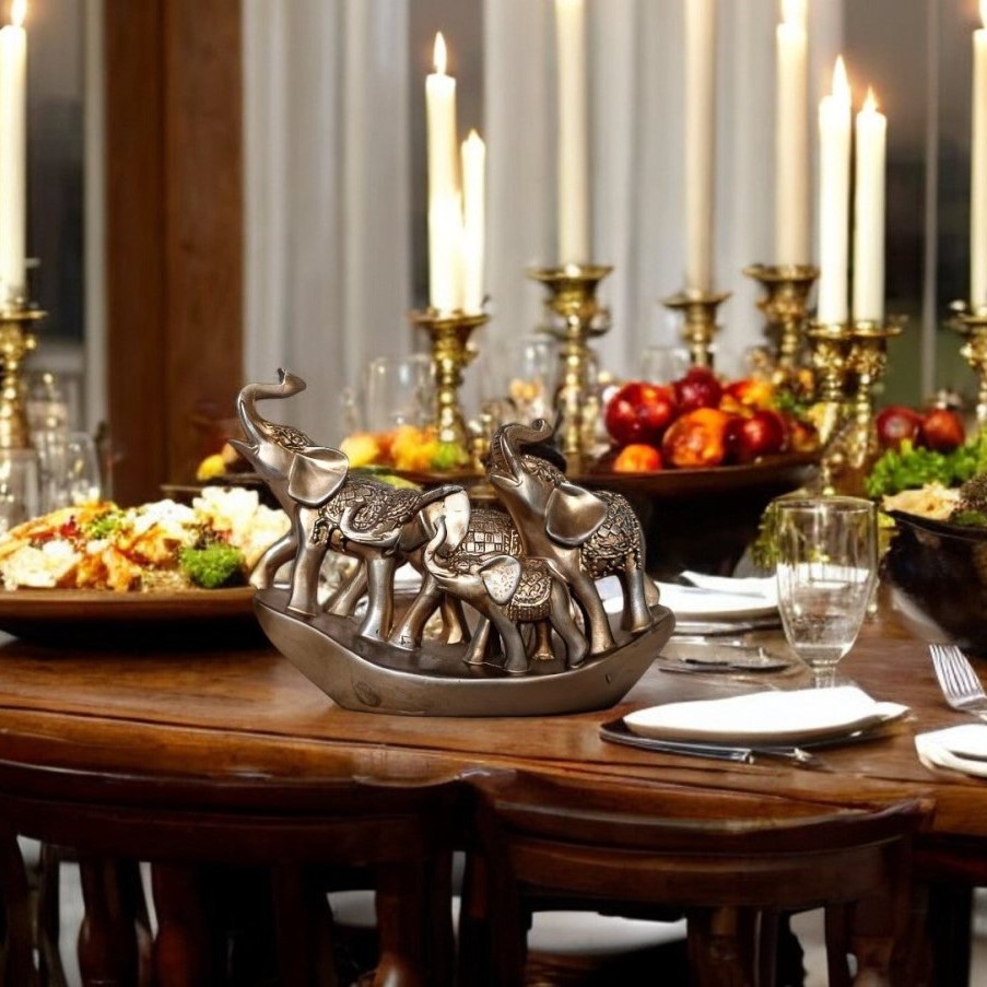 Elephant:The Family of Fortune Table Decor - Image 4