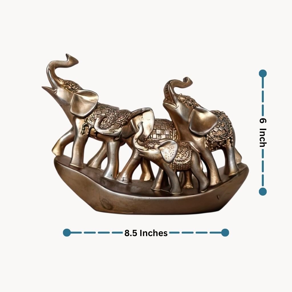 Elephant:The Family of Fortune Table Decor - Image 3