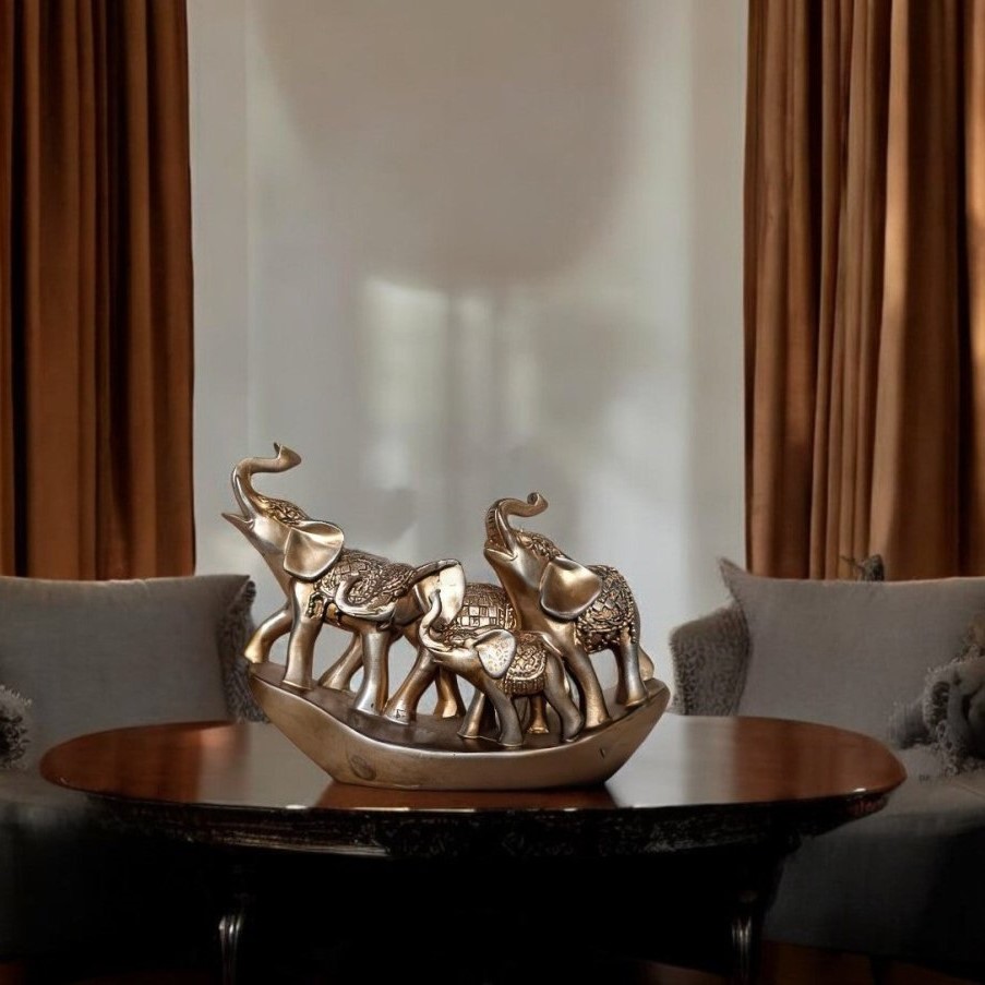 Elephant:The Family of Fortune Table Decor - Image 2